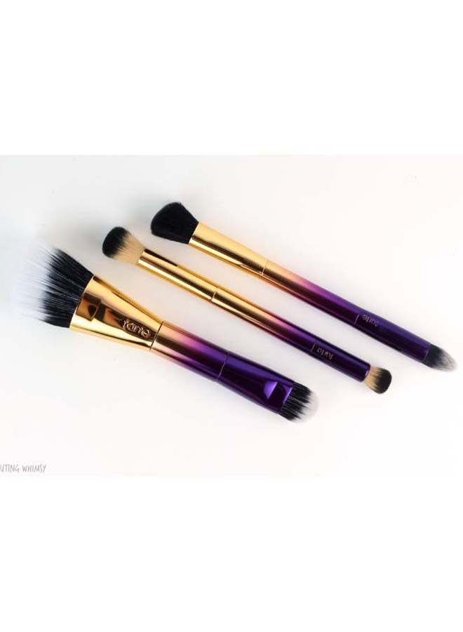 tarte - Rainforest Of The Sea Double Ended Concealer Brush Gold/Purple/Black - Image 1