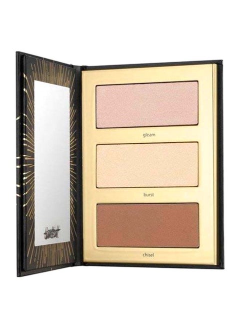 Tarteist Pro Glow To Go Blush Highlight And Contour Palette Gleam/Burst/Chisel