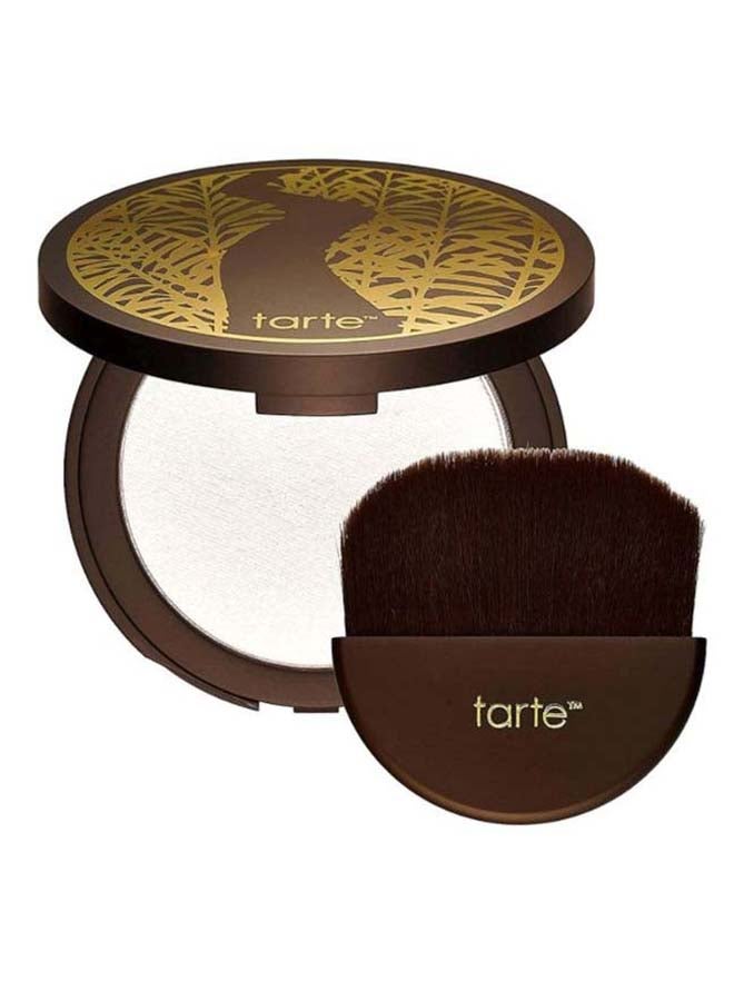 tarte - Amazonian Clay Finishing Pressed Face Powder With Brush White/Brown - Image 1