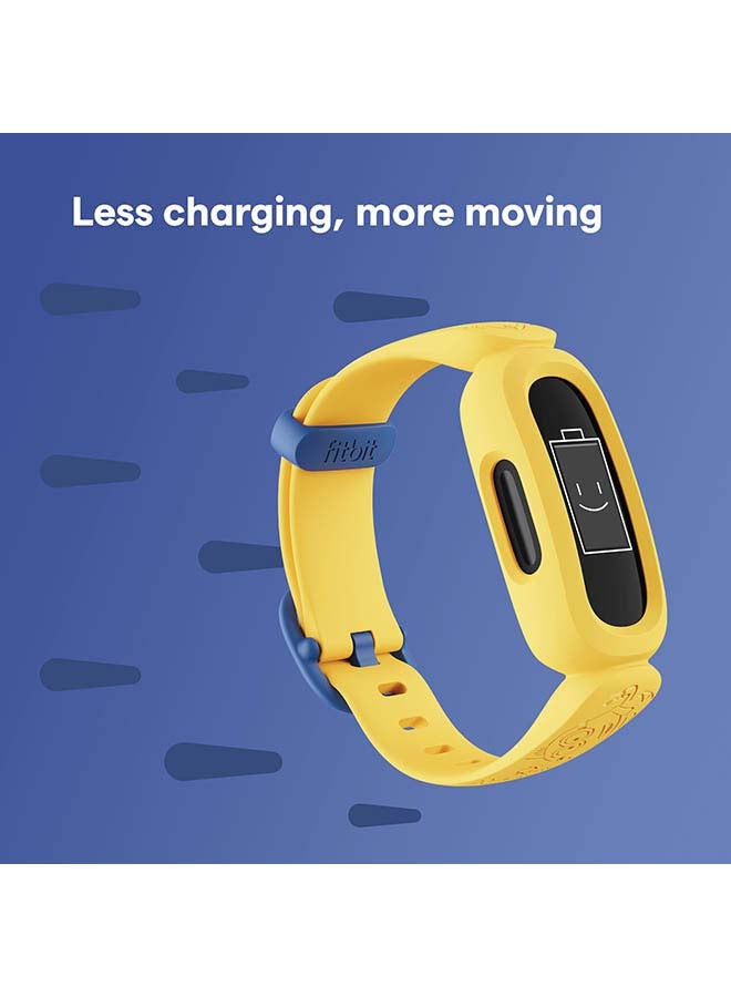 Fitbit - Ace 3,Tracker for Kids 6+ with Animated Clock Faces, Up to 8 days battery life & water resistant up to 50 m Black/Minions Yellow - Image 1