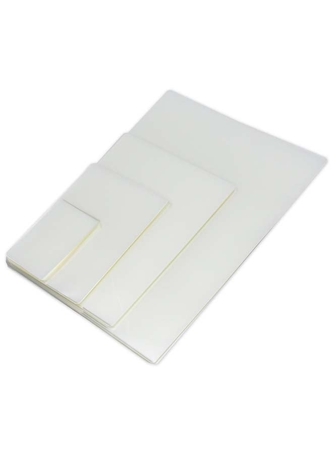 HP - A6 A5 A4 B Card Laminating Pouch Starter Set White - Image 1