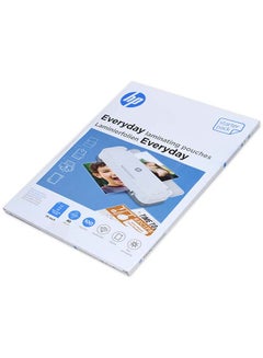HP A6 A5 A4 B Card Laminating Pouch Starter Set White  - Image 2