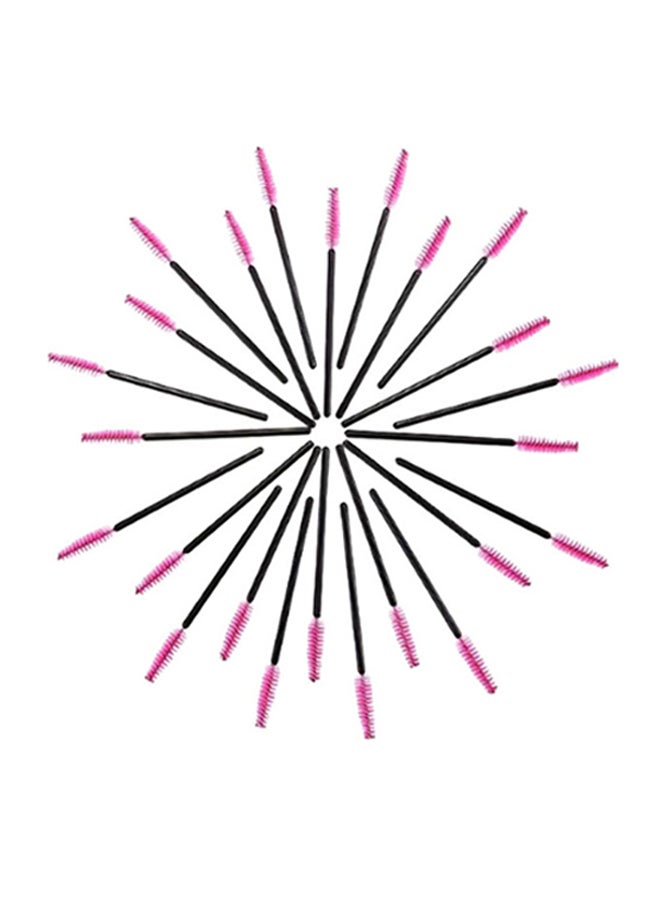 Generic 50-Piece Eyelash And Eyebrow Brush Set Black/Red  - Image 2