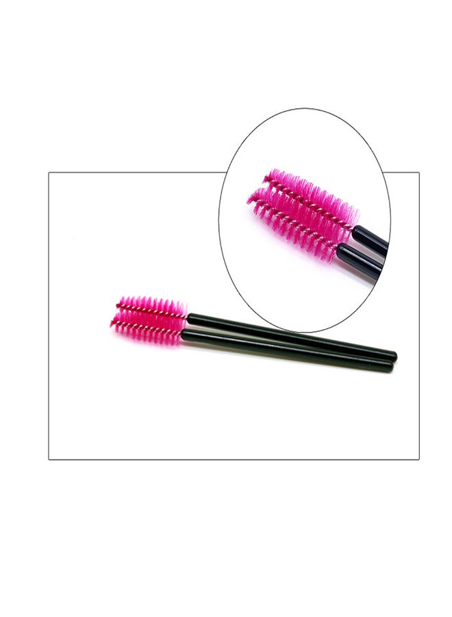 Generic 50-Piece Eyelash And Eyebrow Brush Set Black/Red  - Image 3
