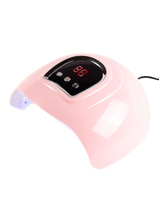 مجفف طلاء أظافر مزود بإضاءة LED ويعمل بالأشعة فوق البنفسجية وردي - v1623906550/N47023643A_1