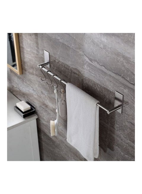 Heavy Duty Towel Holder Silver 21.6inch