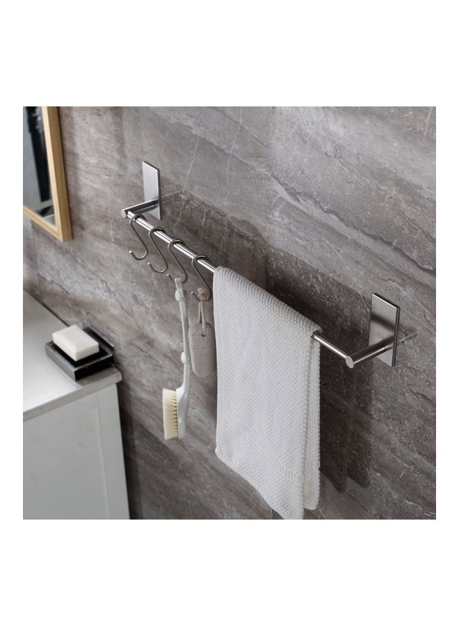 Heavy Duty Towel Holder Silver 21.6inch  - Image 1