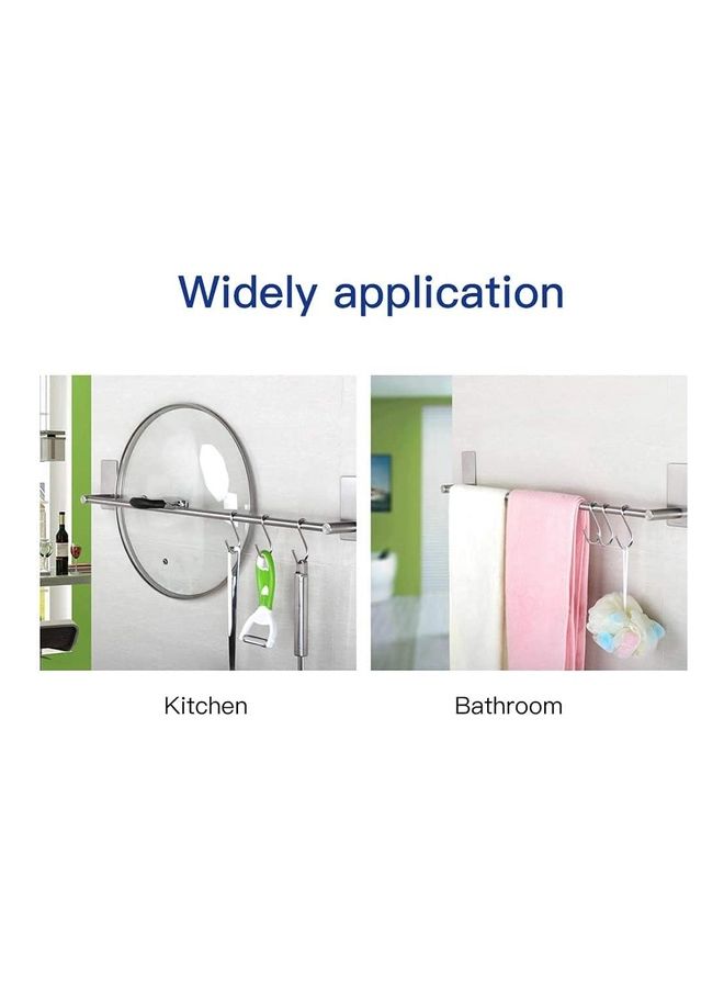 Heavy Duty Towel Holder Silver 21.6inch  - Image 4