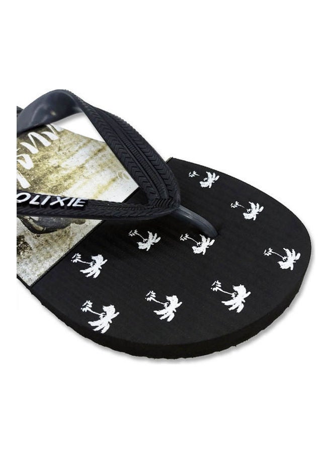 Casual Flat Flip Flops Black  - Image 5