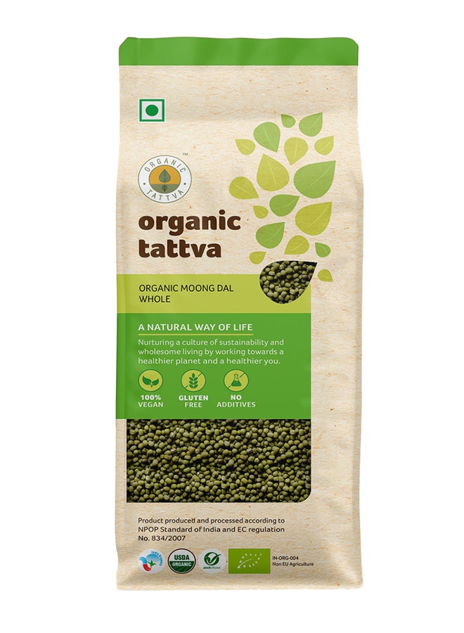 Organic Tattva Organic Moong Whole 500grams - Image 1