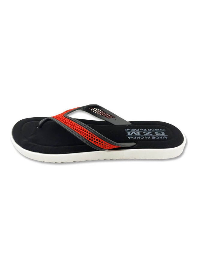 Casual Flat Flip Flops Red/Grey  - Image 3