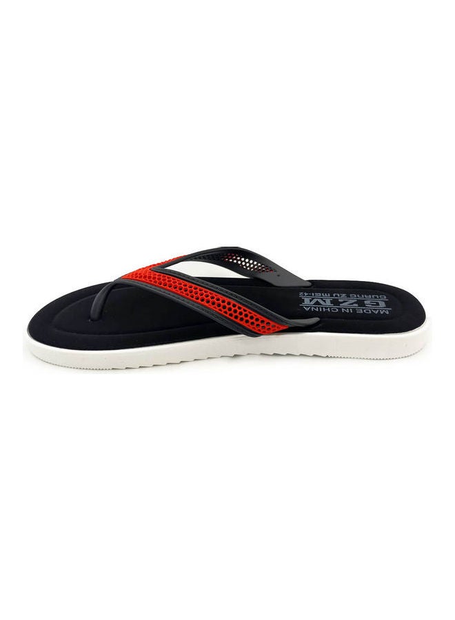 Casual Flat Flip Flops Red/Grey  - Image 4