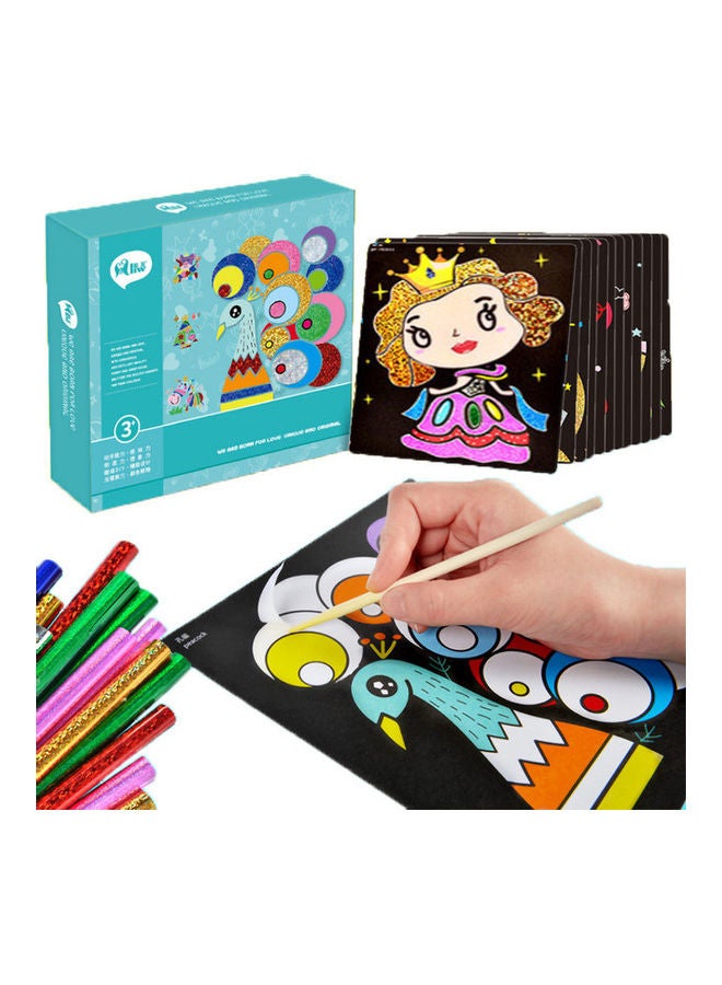MissTiara 20-Piece DIY Magic Art Sticker Painting Kit  - Image 1
