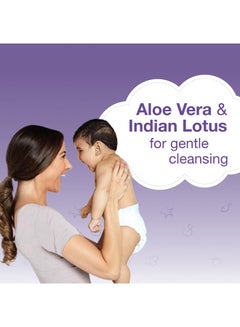 Baby Wipes Gentle Cleansing With Indian Lotus And Aloe Vera - v1623908820/N12832018A_7