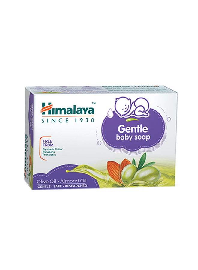 Himalaya Gentle Baby Soap With Olive And Almond Oil  - Image 1