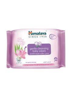 Himalaya Gentle Cleansing Baby Wipes, 20 Count -  Free From Parabens, Soap And Alcohol  - Image 1