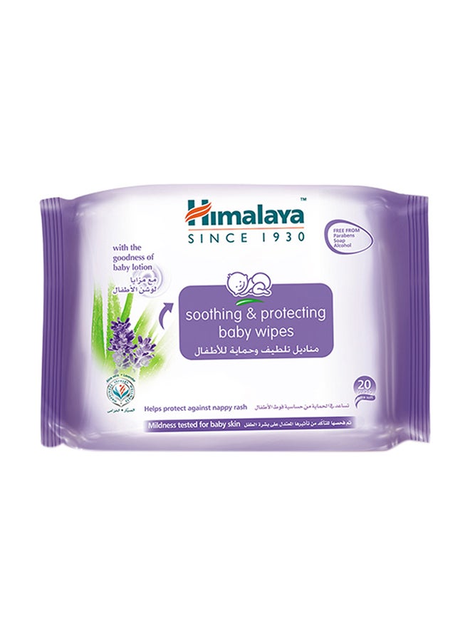 Soothing And Protecting Baby Wipes, 20 Count With Goodness Of Baby Lotion - v1623908825/N15171641A_1