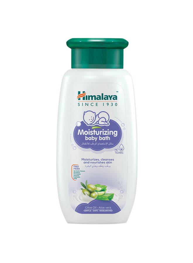 Himalaya - Moisturizing Baby Bath With Olive Oil And Aloe Vera, 400Ml - Moisturizes, Cleanses And Nourishes Skin - Image 1
