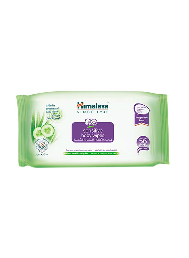 Himalaya Baby Wipes, Fragrance Free With Cucumber And Aloe Vera - Image 1