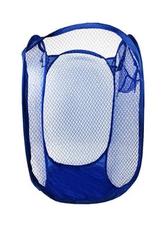 VILILY Mesh Laundry Basket Blue 20x20cm  - Image 1