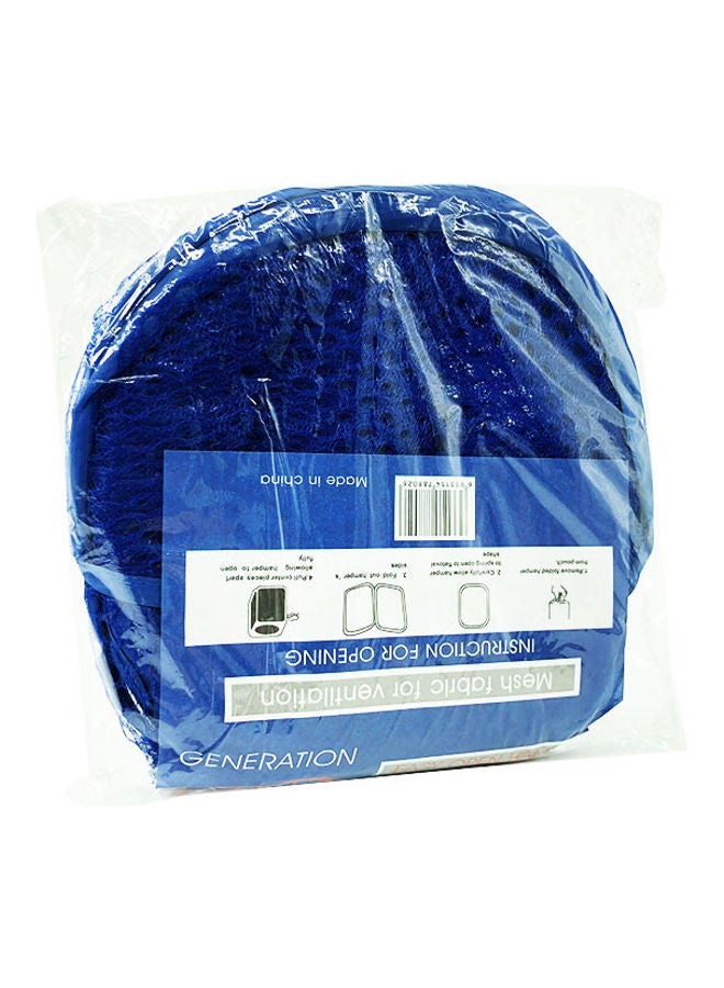 فليلي سلة غسيل شبكية أزرق 20x20سم - Image 2