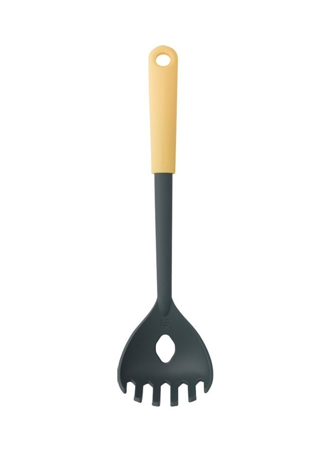 brabantia Spaghetti Spoon Plus Measure Tool Vanilla Yellow 30cm - Image 1