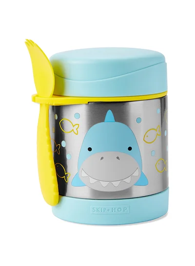 Skip Hop Zoo Shark Print Insulated Food Jar - Blue, Yellow