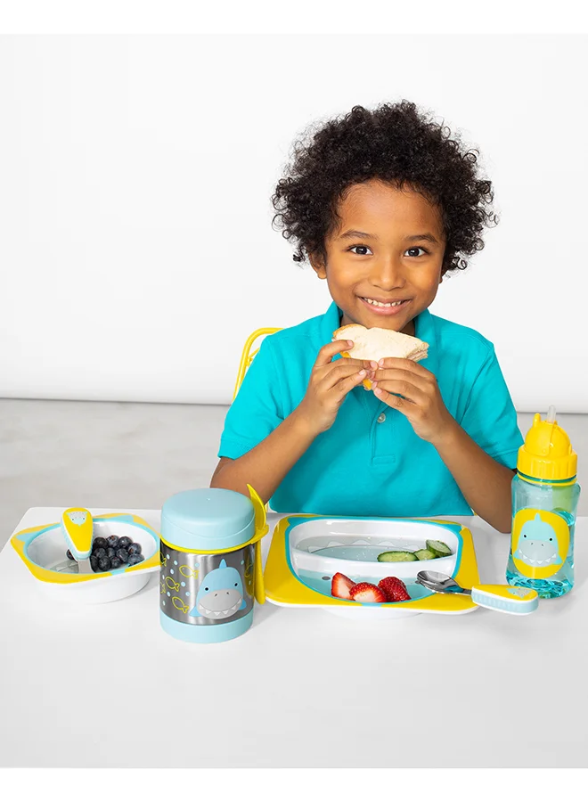 Skip Hop Zoo Shark Print Insulated Food Jar - Blue, Yellow