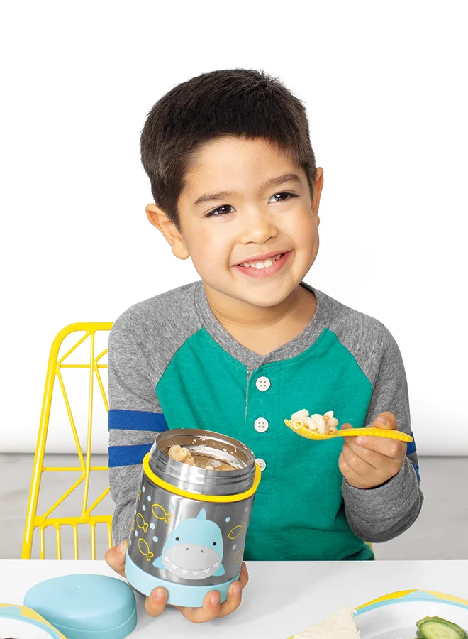 Skip Hop Zoo Shark Print Insulated Food Jar - Blue, Yellow