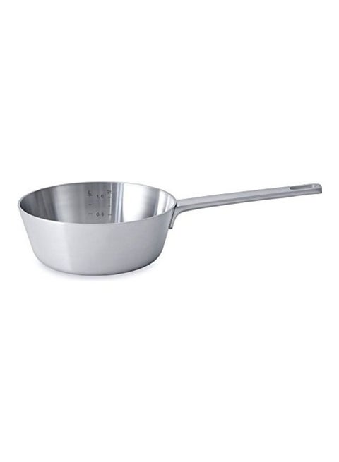 Tapered Sauce Pan Silver 18cm