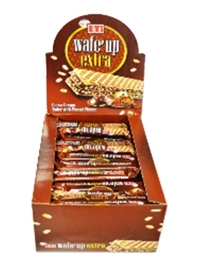 ETI - Wafe Up Extra Cocoa Cream With Peanut Pieces Wafer 29grams Pack of 24 - Image 1