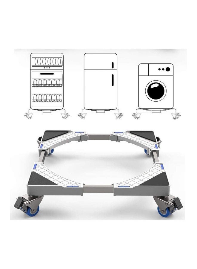Moveable Appliance Base Stand Grey/White/Blue