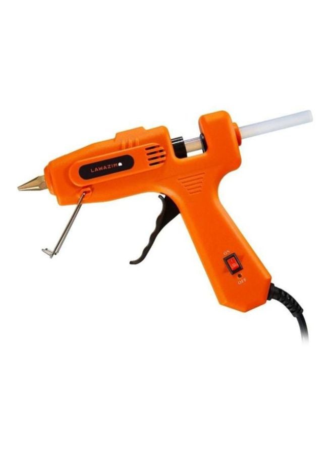 LAWAZIM Hot Glue Gun With LED On/Off Switch Orange  - Image 1