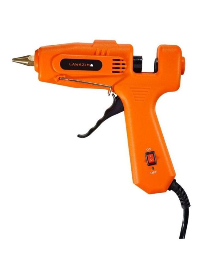 LAWAZIM Hot Glue Gun With LED On/Off Switch Orange  - Image 2