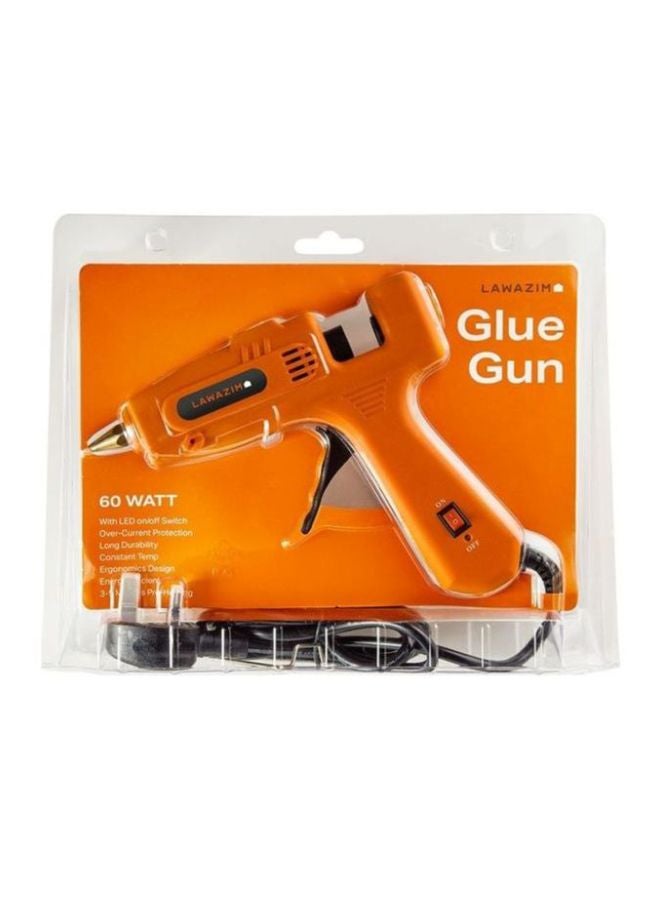 LAWAZIM Hot Glue Gun With LED On/Off Switch Orange  - Image 5