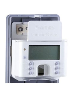 لوازم موزع معطر للهواء بشاشة LCD أبيض/ بيج/ رمادي 9x9x24سم  - Image 4