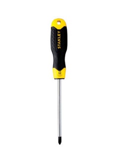 Stanley Cushion Grip Screw Driver Yellow/Black/Silver 200mm  - Image 2