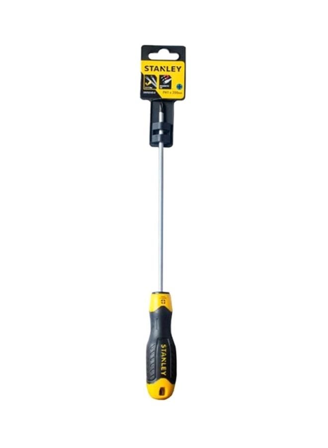 Stanley Cushion Grip Screw Driver Yellow/Black/Silver 200mm Yellow/Black/Silver 200mm  - Image 3