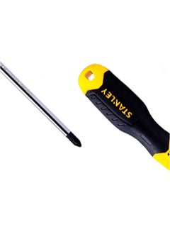 Stanley Cushion Grip Screw Driver Yellow/Black/Silver 200mm  - Image 4