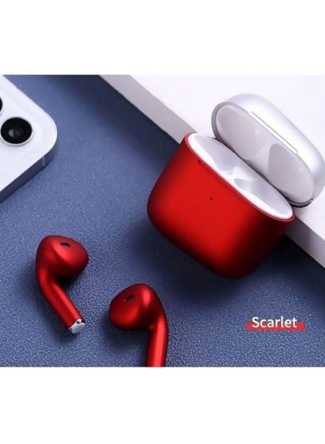 BSNL Air 15 True Wireless In-Ear Earbuds With Charging Case Red/Silver - Image 2