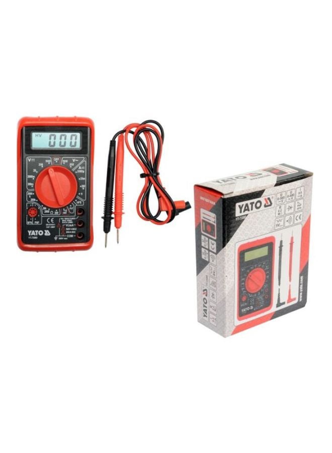 Yato - Digital Multimeter Black/Red - Image 1