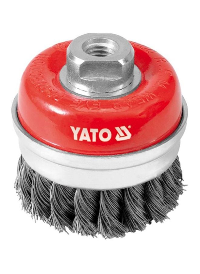 Yato Cup Cleaning Brush Red/Silver/Grey - Image 1