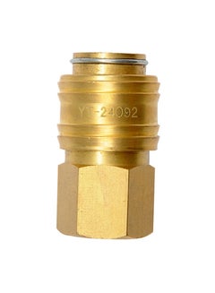 Yato Quick Coupler 1/4-Inch (M)x1/4-Inch (F) L=44mm YT-24092 Gold  - Image 2