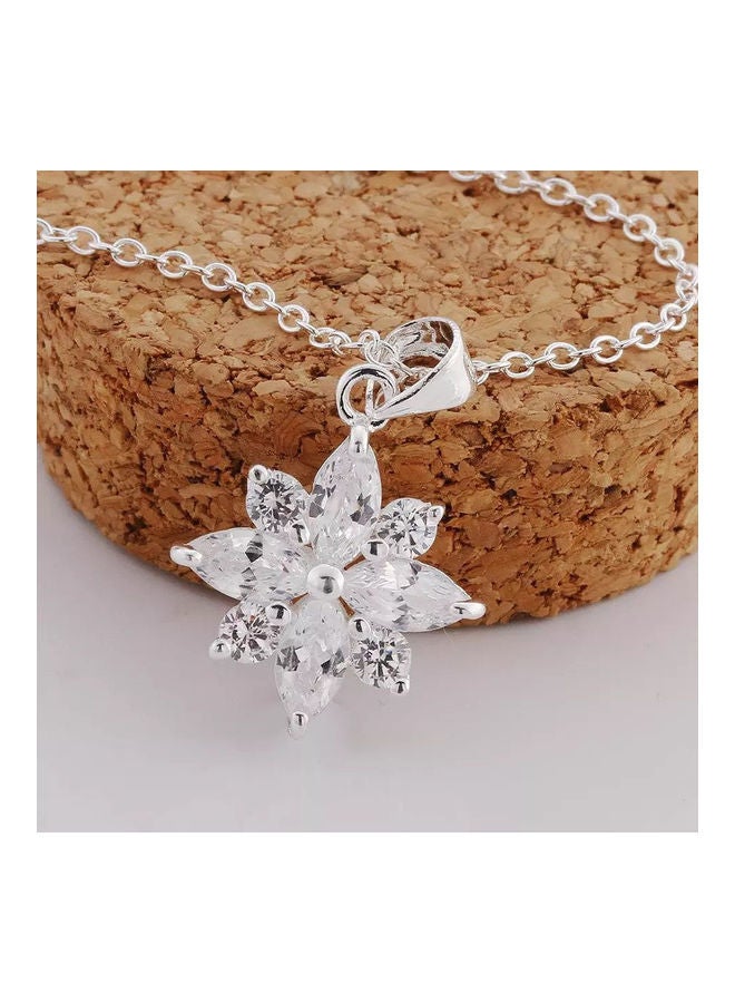 Snow Flake Crystals Jewellery Set