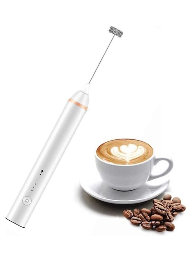 XiuWoo Electric Milk Foam Maker White/Silver  - Image 1