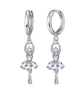 Ballet Dancer Ballerina Hoop Earrings
