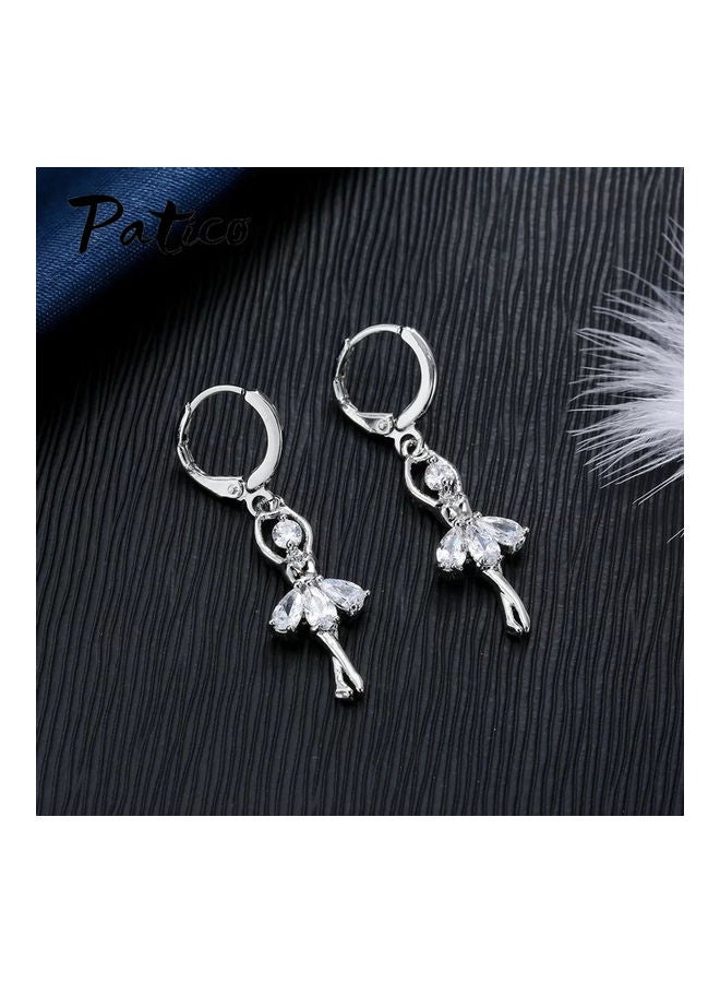 Miracle Empire - Ballet Dancer Ballerina Hoop Earrings - Image 1