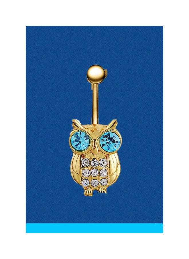 Miracle Empire Owl Crystals Belly Button Ring  - Image 2