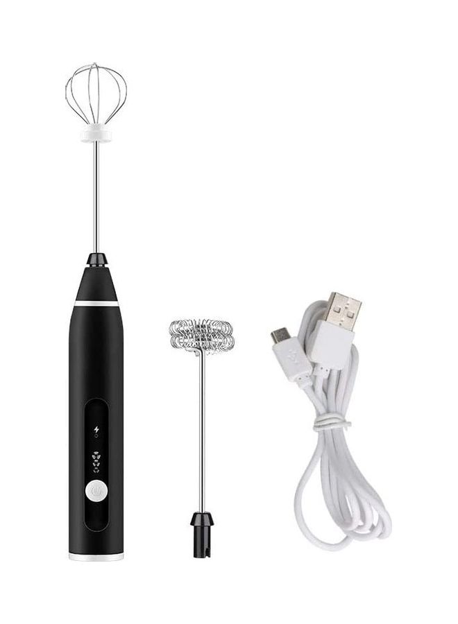 XiuWoo Handheld Electric Foam Maker And Whisk Set Black/Silver - Image 1