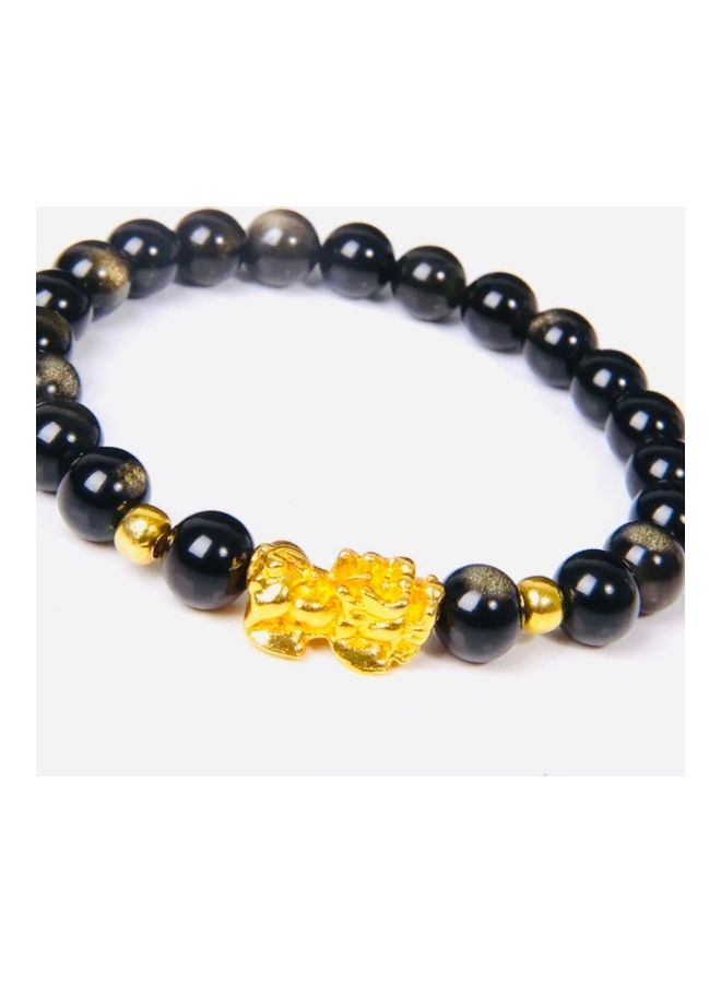 Miracle Empire - Feng Shui Mantra Obsidian Bracelet - Image 1
